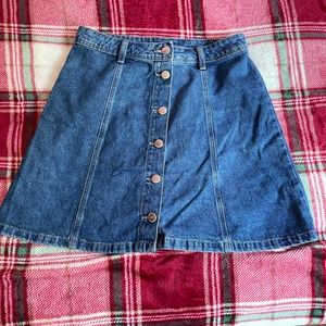 Jean Mini Skirt